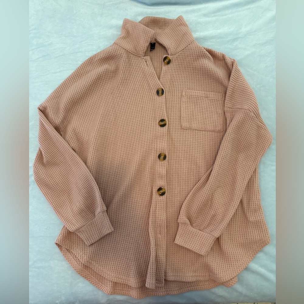 M Light Pink Jacket (Shacket) Automet Boutique - Picture 2 of 4